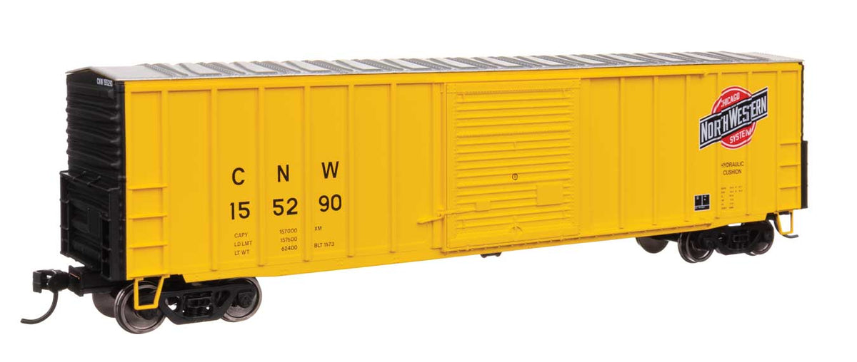 50' ACF Exterior Post Dreadnaught End Plate B Boxcar - Ready to Run -- Chicago & North Western(TM) #155290-2