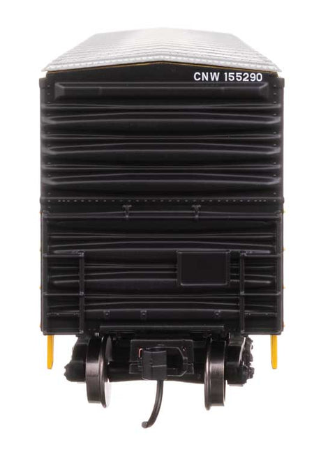 50' ACF Exterior Post Dreadnaught End Plate B Boxcar - Ready to Run -- Chicago & North Western(TM) #155290-4