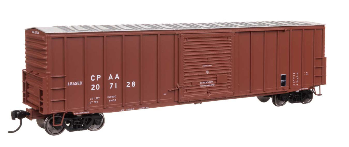50' ACF Exterior Post Dreadnaught End Plate B Boxcar - Ready to Run -- Canadian Pacific #207128-2