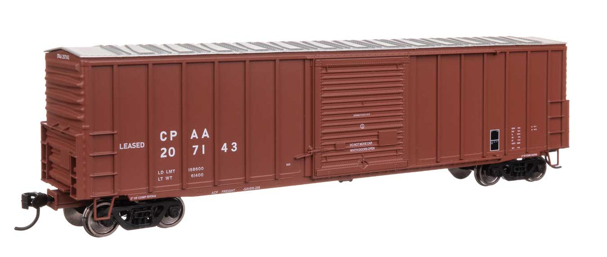 50' ACF Exterior Post Dreadnaught End Plate B Boxcar - Ready to Run -- Canadian Pacific #207143-2
