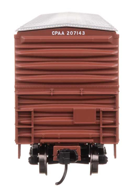 50' ACF Exterior Post Dreadnaught End Plate B Boxcar - Ready to Run -- Canadian Pacific #207143-4
