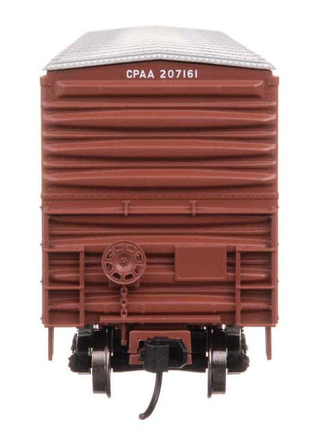 50' ACF Exterior Post Dreadnaught End Plate B Boxcar - Ready to Run -- Canadian Pacific #207161-3