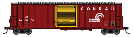 50' ACF Exterior Post Dreadnaught End Plate B Boxcar - Ready to Run -- Conrail #166006