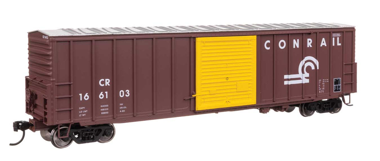 50' ACF Exterior Post Dreadnaught End Plate B Boxcar - Ready to Run -- Conrail #166103-1