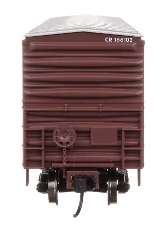 50' ACF Exterior Post Dreadnaught End Plate B Boxcar - Ready to Run -- Conrail #166103-3