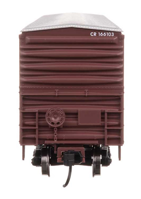 50' ACF Exterior Post Dreadnaught End Plate B Boxcar - Ready to Run -- Conrail #166103-3