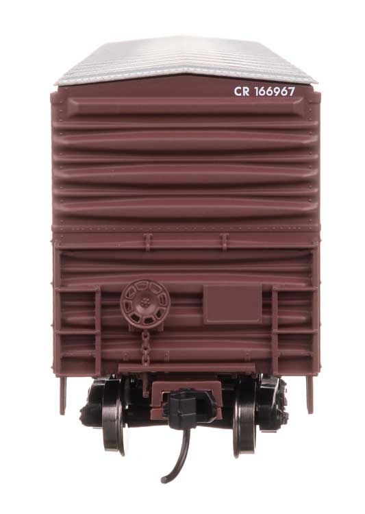 50' ACF Exterior Post Dreadnaught End Plate B Boxcar - Ready to Run -- Conrail #166967-3