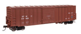 50' ACF Exterior Post Dreadnaught End Plate B Boxcar - Ready to Run -- Grand Trunk Western #517929-1