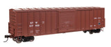 50' ACF Exterior Post Dreadnaught End Plate B Boxcar - Ready to Run -- Grand Trunk Western #517929-2