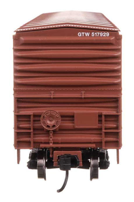 50' ACF Exterior Post Dreadnaught End Plate B Boxcar - Ready to Run -- Grand Trunk Western #517929-3