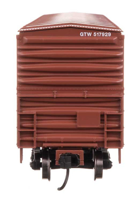 50' ACF Exterior Post Dreadnaught End Plate B Boxcar - Ready to Run -- Grand Trunk Western #517929-4