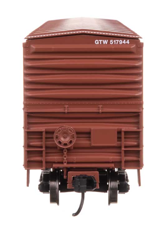 50' ACF Exterior Post Dreadnaught End Plate B Boxcar - Ready to Run -- Grand Trunk Western #517944-3