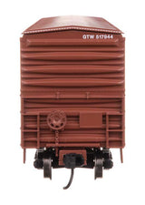 50' ACF Exterior Post Dreadnaught End Plate B Boxcar - Ready to Run -- Grand Trunk Western #517944-3