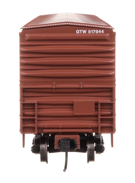 50' ACF Exterior Post Dreadnaught End Plate B Boxcar - Ready to Run -- Grand Trunk Western #517944-4