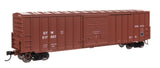 50' ACF Exterior Post Dreadnaught End Plate B Boxcar - Ready to Run -- Grand Trunk Western #517957-2