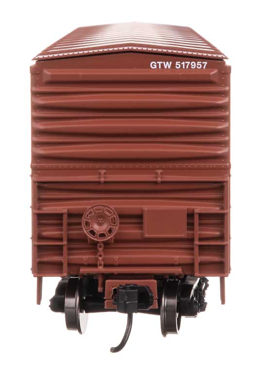 50' ACF Exterior Post Dreadnaught End Plate B Boxcar - Ready to Run -- Grand Trunk Western #517957-3