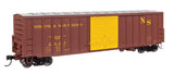 50' ACF Exterior Post Dreadnaught End Plate B Boxcar - Ready to Run -- Norfolk Southern #2247-1