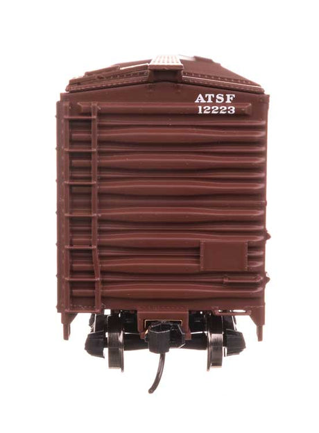 50' AAR Single Door Boxcar - Ready to Run -- Atchison, Topeka & Santa Fe #12223-4