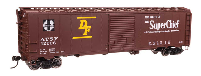50' AAR Single Door Boxcar - Ready to Run -- Santa Fe #12226-1