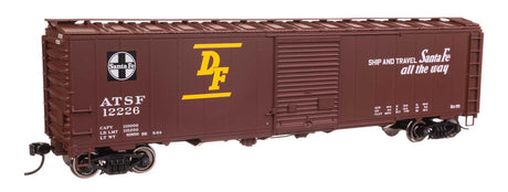 50' AAR Single Door Boxcar - Ready to Run -- Santa Fe #12226-2