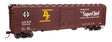 50' AAR Single Door Boxcar - Ready to Run -- Santa Fe #12244-1