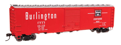 50' AAR Single Door Boxcar - Ready to Run -- Chicago, Burlington & Quincy #20159-2