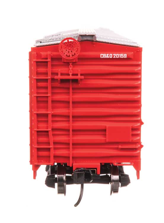 50' AAR Single Door Boxcar - Ready to Run -- Chicago, Burlington & Quincy #20159-3