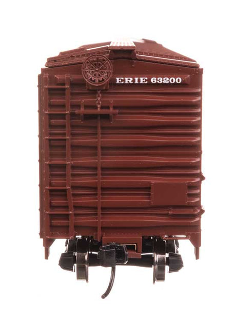 50' AAR Single Door Boxcar - Ready to Run -- Erie #63200-3
