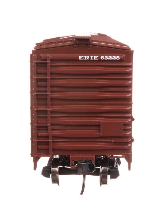 50' AAR Single Door Boxcar - Ready to Run -- Erie #63228-4