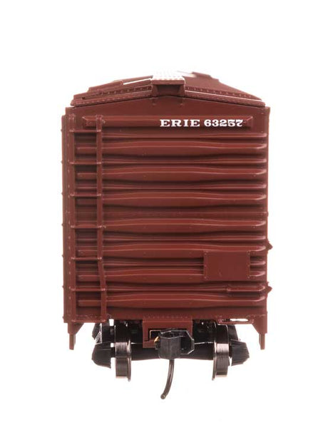 50' AAR Single Door Boxcar - Ready to Run -- Erie #63257-4