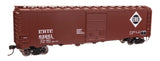 50' AAR Single Door Boxcar - Ready to Run -- Erie #63261-2