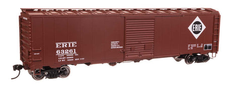50' AAR Single Door Boxcar - Ready to Run -- Erie #63261-2