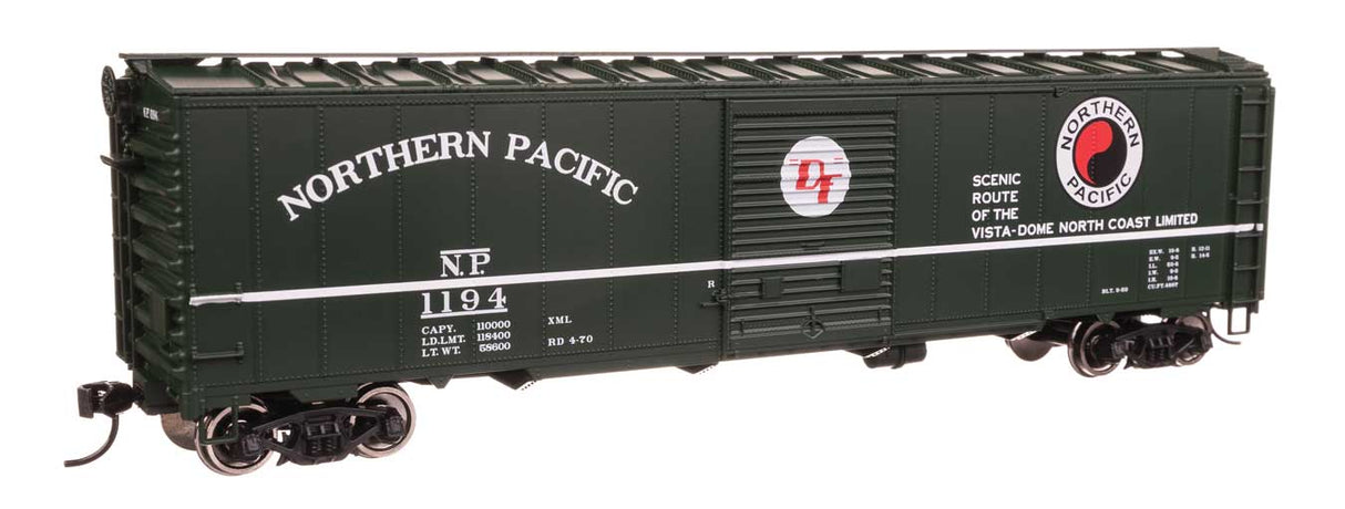 50' AAR Single Door Boxcar - Ready to Run -- Northern Pacific #1194-1