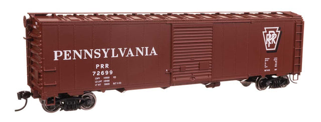 50' AAR Single Door Boxcar - Ready to Run -- Pennsylvania Railroad #72699-1