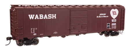50' AAR Single Door Boxcar - Ready to Run -- Wabash #21424-2