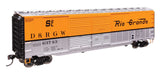 50' AAR Improved Double-Door Boxcar - Ready to Run -- Denver & Rio Grande Western(TM) #63743-2