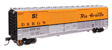 50' AAR Improved Double-Door Boxcar - Ready to Run -- Denver & Rio Grande Western(TM) #63743-2
