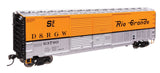 50' AAR Improved Double-Door Boxcar - Ready to Run -- Denver & Rio Grande Western(TM) #63790-1