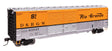 50' AAR Improved Double-Door Boxcar - Ready to Run -- Denver & Rio Grande Western(TM) #63797-1