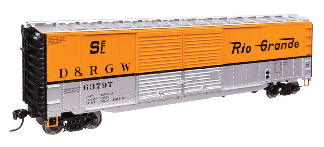 50' AAR Improved Double-Door Boxcar - Ready to Run -- Denver & Rio Grande Western(TM) #63797-1
