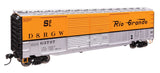 50' AAR Improved Double-Door Boxcar - Ready to Run -- Denver & Rio Grande Western(TM) #63797-2