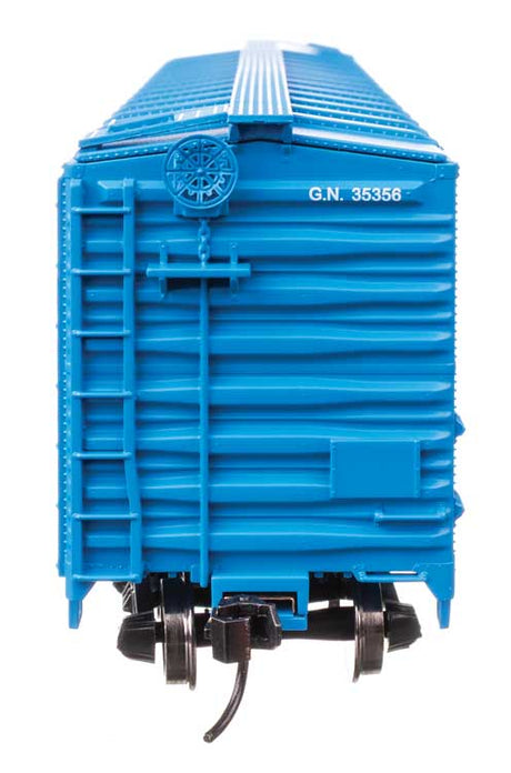 50' AAR Improved Double-Door Boxcar - Ready to Run -- Great Northern #35356-3