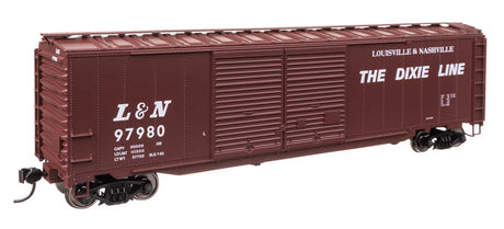 50' AAR Improved Double-Door Boxcar - Ready to Run -- Louisville & Nashville #97980-2