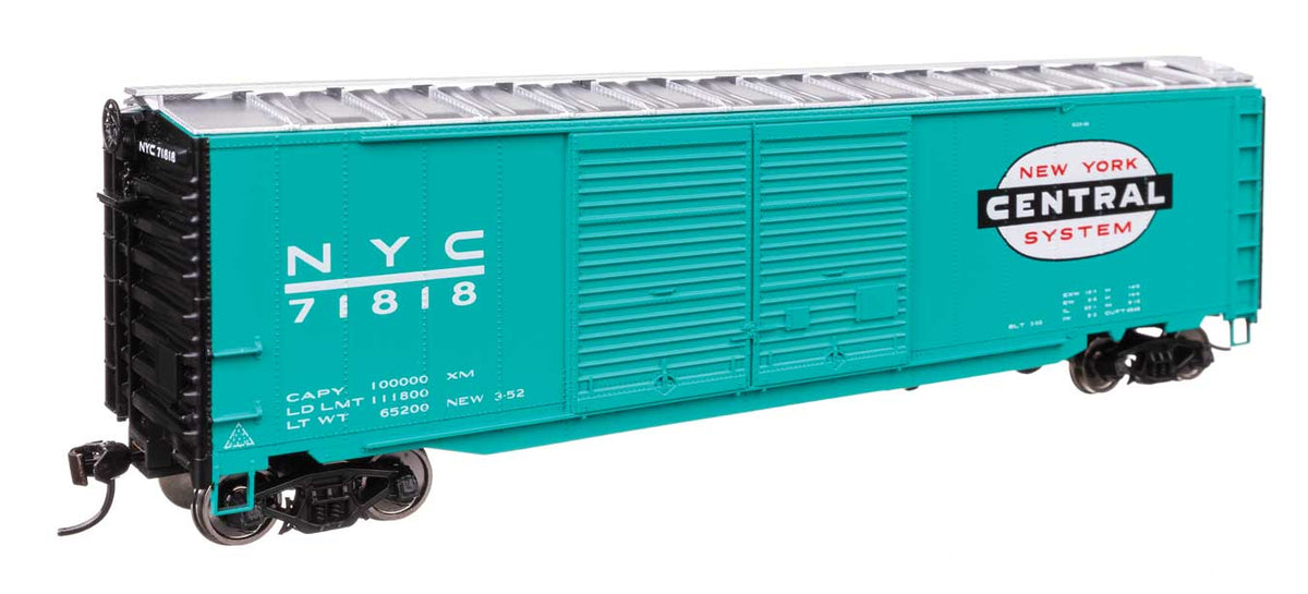 50' AAR Improved Double-Door Boxcar - Ready to Run -- New York Central #71818-1