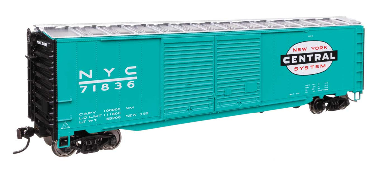50' AAR Improved Double-Door Boxcar - Ready to Run -- New York Central #71836-1