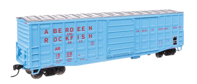 50' Waffle Side Boxcar - Ready To Run -- Aberdeen & Rockfish #1506 (Superior Door)-1