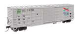 50' Waffle Side Boxcar - Ready To Run -- Chattahoochee Industrial Railroad #2604 (Youngstown Door)-1