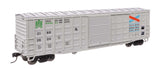 50' Waffle Side Boxcar - Ready To Run -- Chattahoochee Industrial Railroad #2604 (Youngstown Door)-2