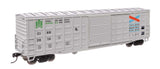 50' Waffle Side Boxcar - Ready To Run -- Chattahoochee Industrial Railroad #2614 (Youngstown Door)-2