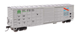 50' Waffle Side Boxcar - Ready To Run -- Chattahoochee Industrial Railroad #2631 (Youngstown Door)-1